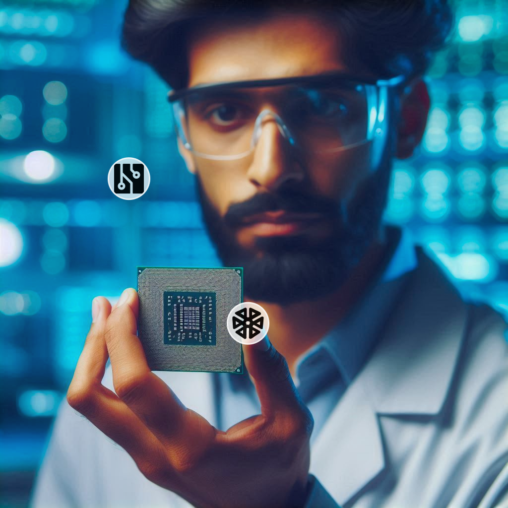 Technicians assembling microchips, showcasing AI-powered MaintWiz CMMS benefits: real-time equipment monitoring, reduced downtime, and enhanced production quality.