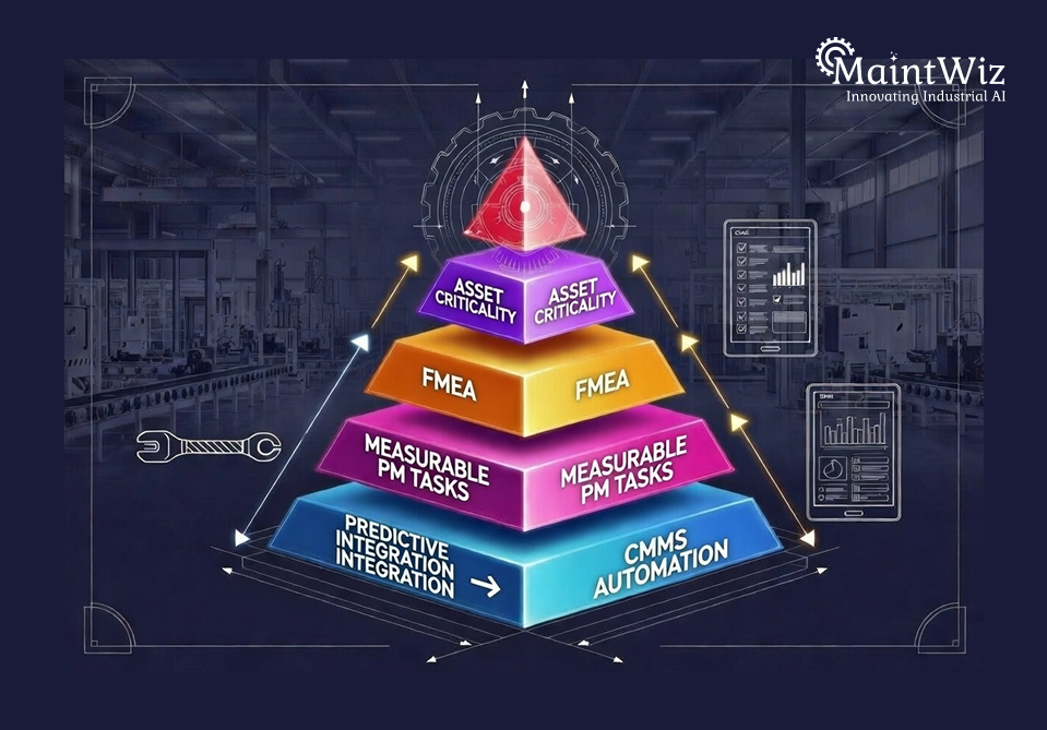 Risk-based preventive maintenance checklist framework aligned with asset criticality and failure modes