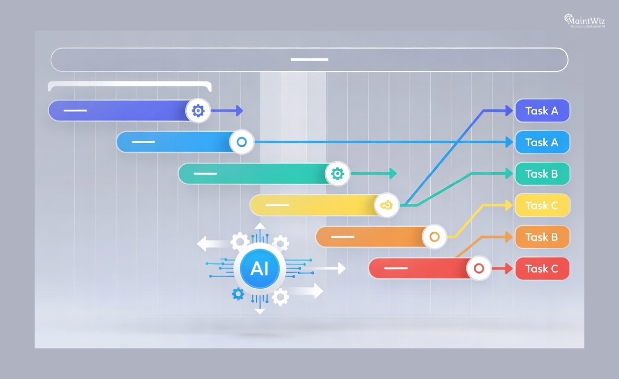 AI optimization engine adjusting shutdown schedules and resource allocation