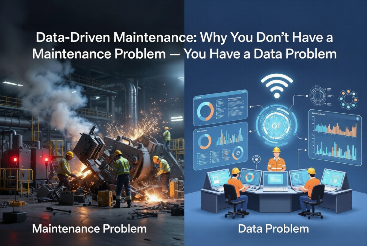 data driven maintenance vs traditional maintenance problem