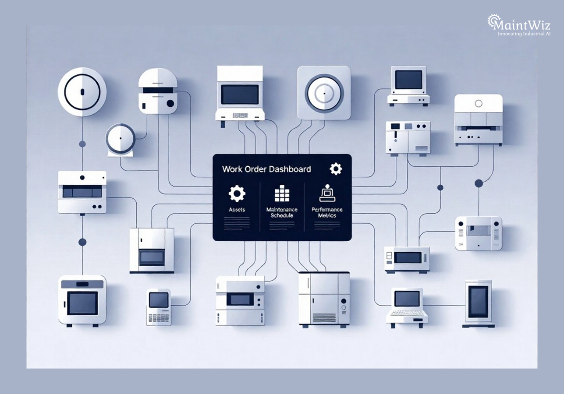 multi asset work order management in CMMS system