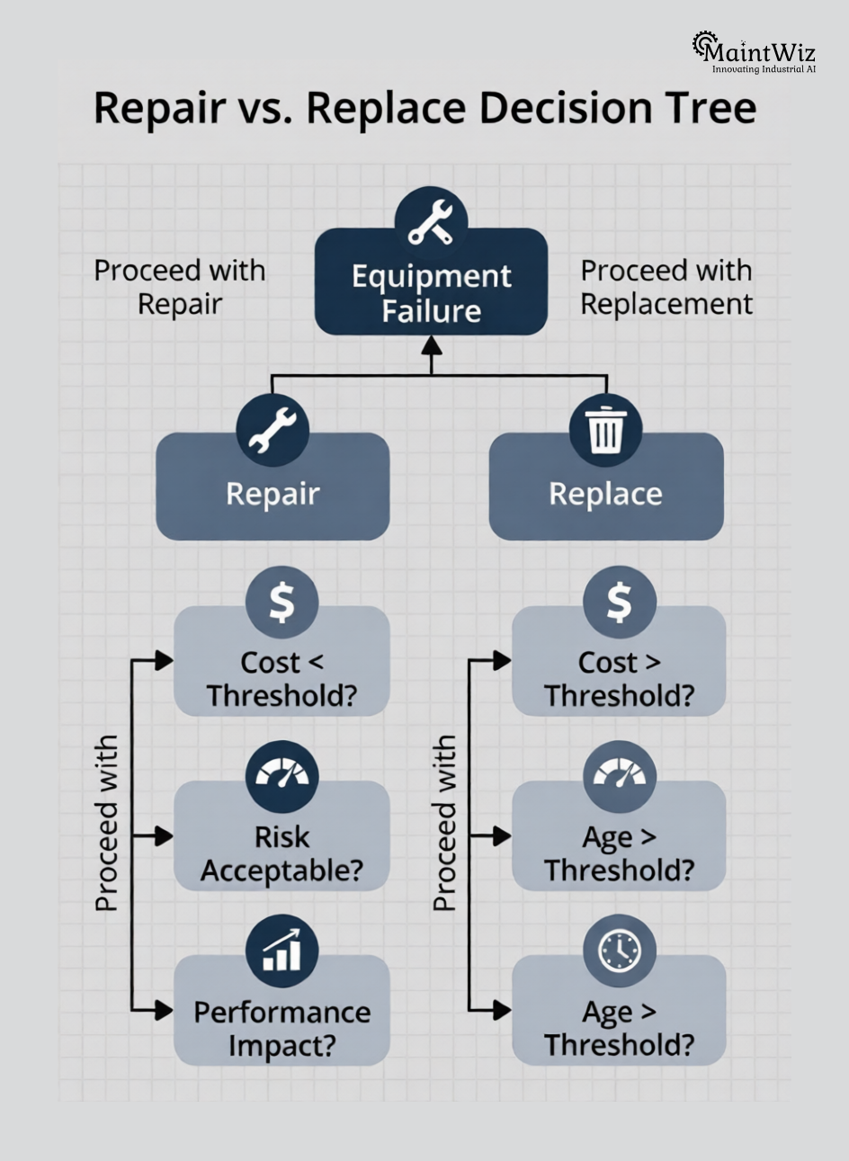 repair vs replace decision model in asset lifecycle management