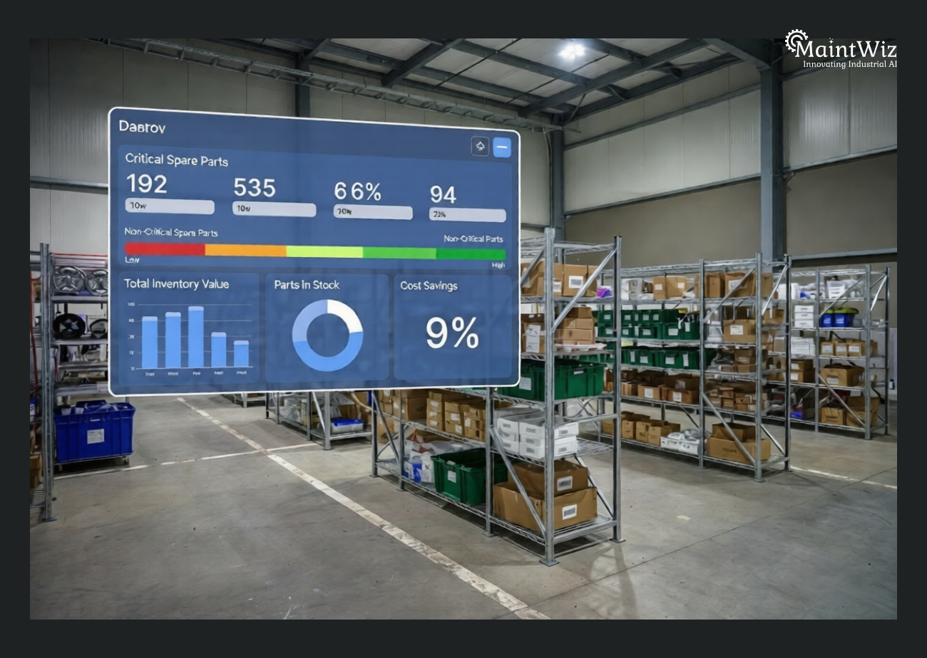 spare parts inventory optimization reducing maintenance cost
