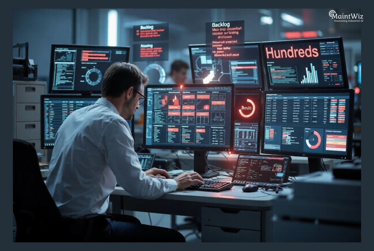 work order backlog and inefficiency in traditional maintenance systems