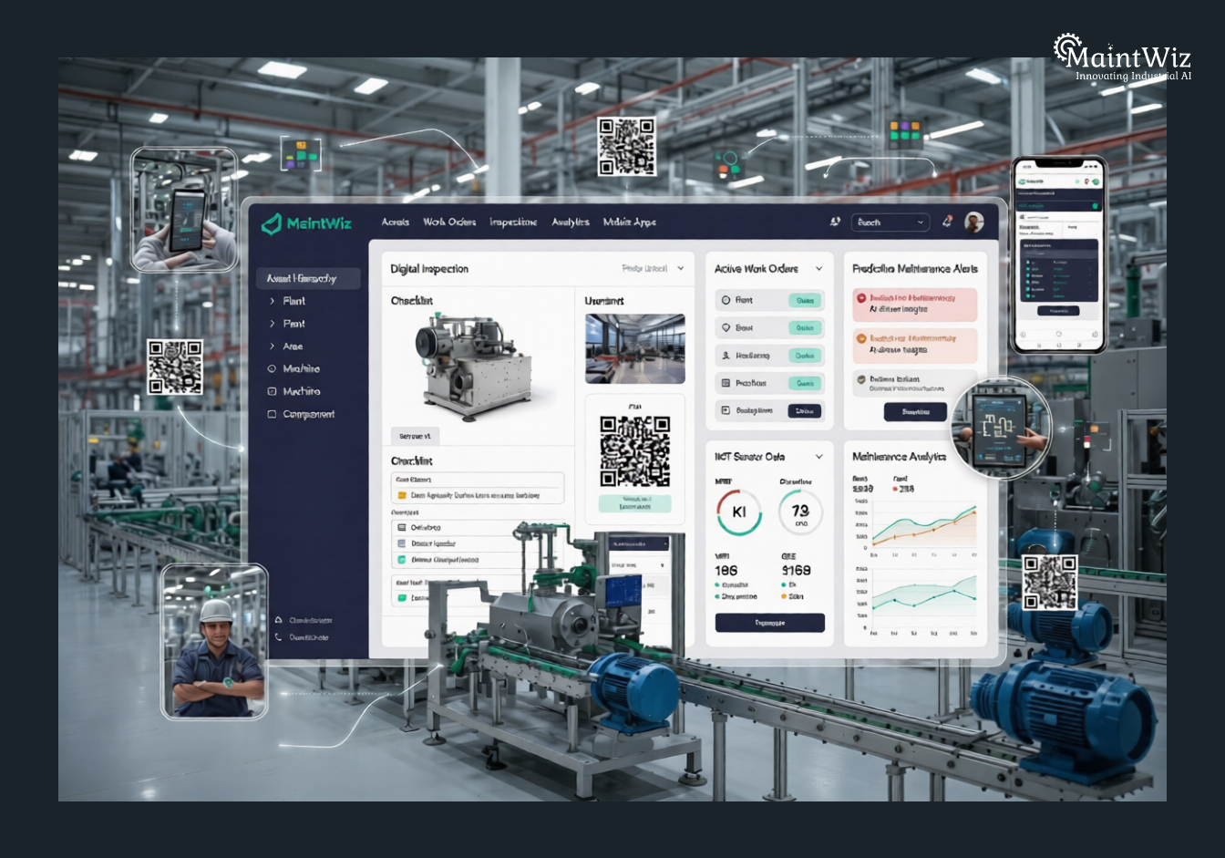 MaintWiz CMMS supporting digital autonomous maintenance
