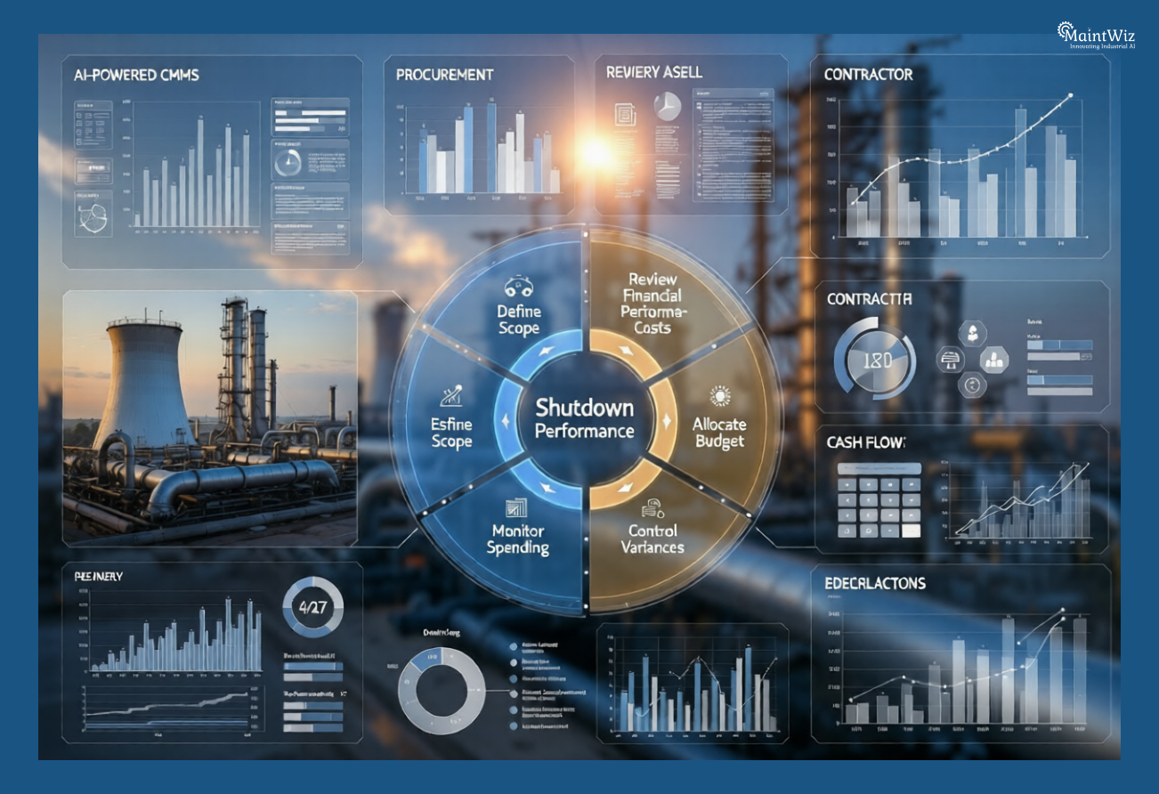 Industrial shutdown budget planning framework