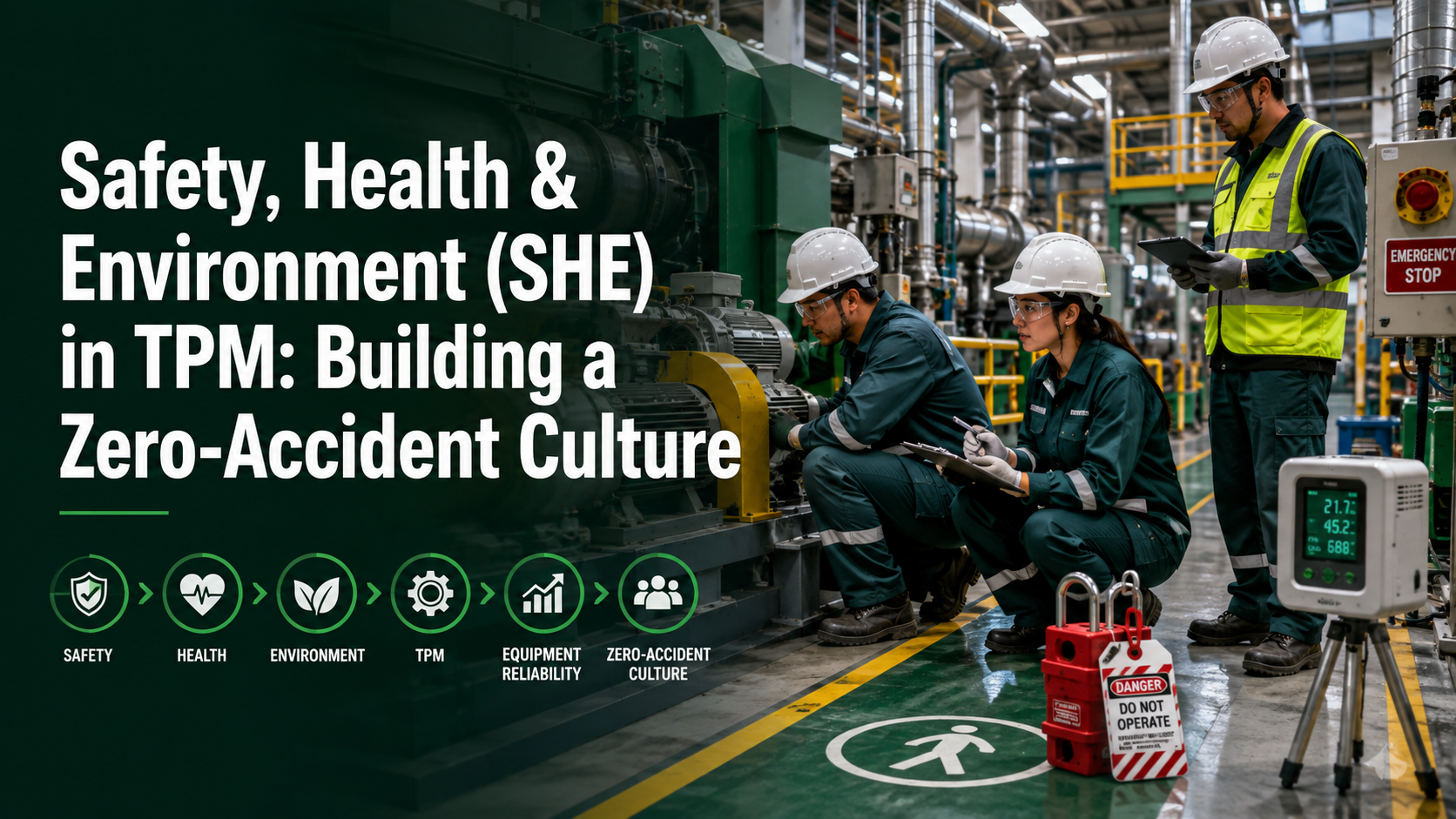 SHE management in TPM creating a zero-accident culture through safe maintenance practices